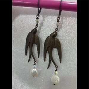 Handmade Bird Earrings
